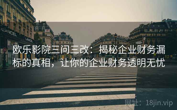 欧乐影院三问三改：揭秘企业财务漏标的真相，让你的企业财务透明无忧